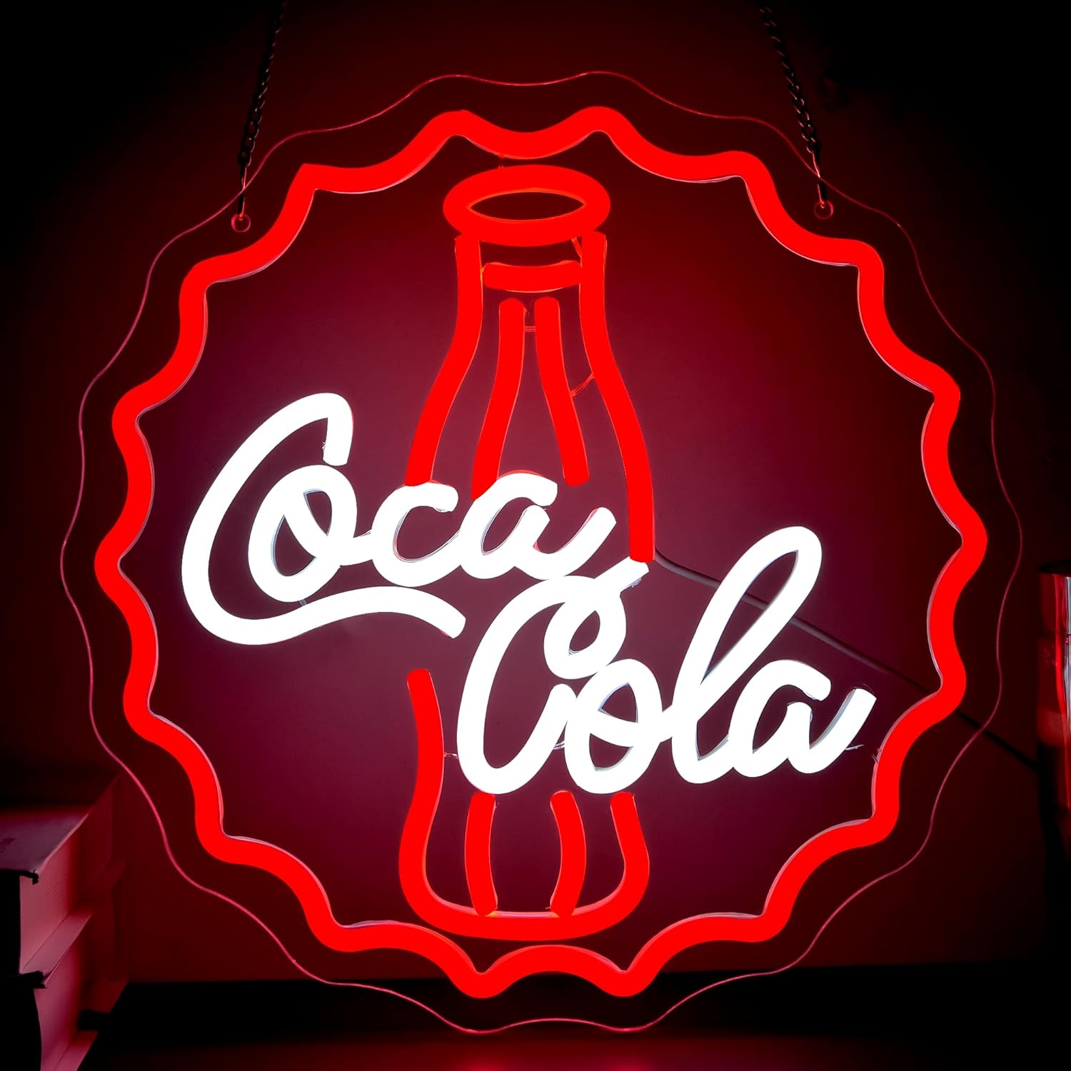 コーラネオンサインアートウォールライトUSB LEDネオンラ - Neon Sign Party のレビューと価格