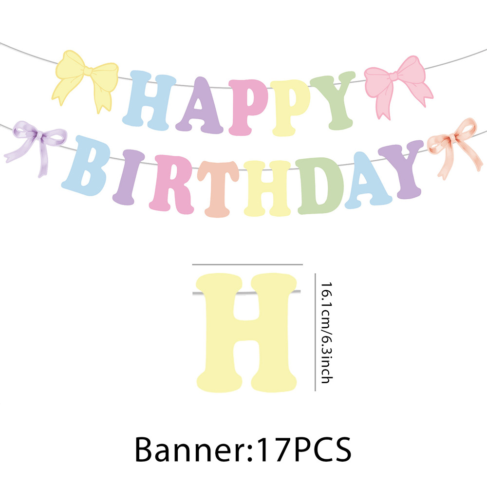 マカロン誕生日パーティーデコレーション マカロンボウバナー  - Party Hat Cone のレビューと価格