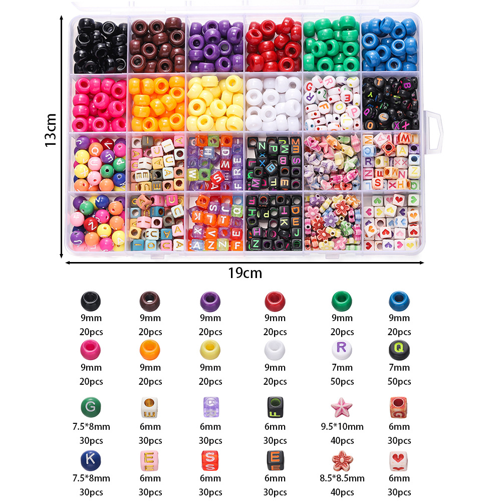 1箱 カラフルアクリルポニービーズ スクエアレタークレイスペ - Event Suppliers のレビューと価格